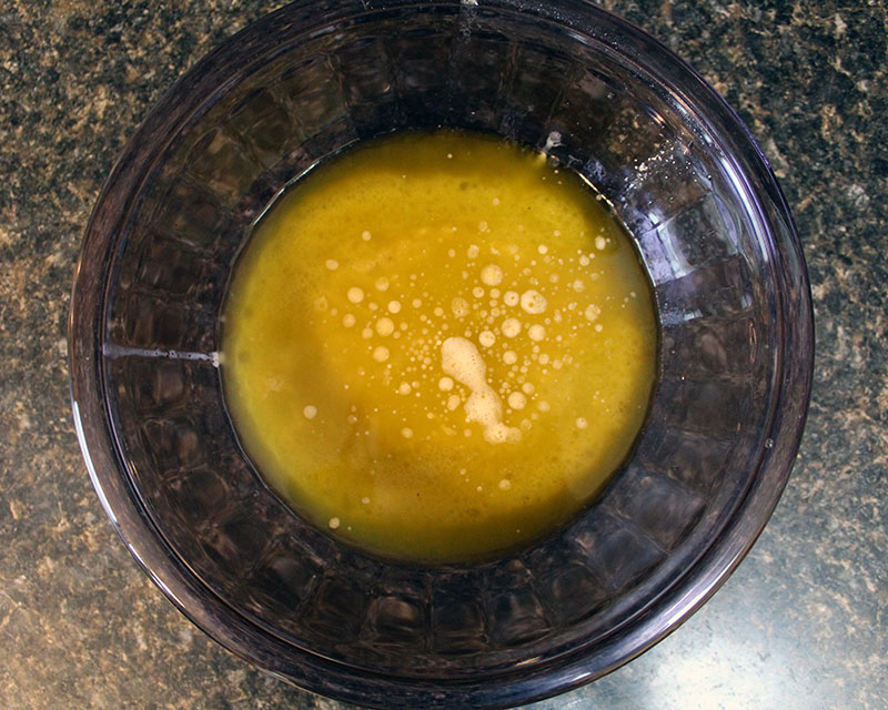 Cool cannabutter in a bowl