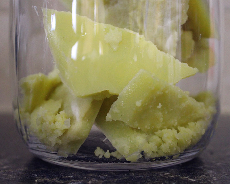 Cannabutter in jar